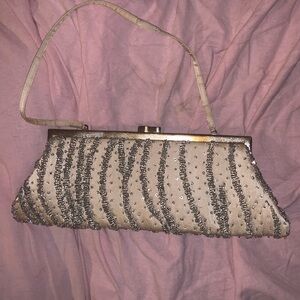 Peruvian Connection Santi Sequin Beaded Clutch Evening Bag Neiman Marcus Purse